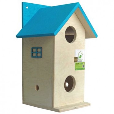 PetNest Beautiful Duplex Bird House for Sparrow and Garden Birds
